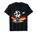 Germany Flag Dabbing Ball Soccer T-Shirt - Casual Everyday Wear Unisex - T-Shirt, Sweatshirt, Hoodie