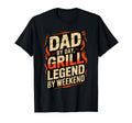 Dad Day Grill Legend Weekend Funny T-Shirt - Fun Novelty Design Men Women - T-Shirt, Sweatshirt, Hoodie