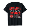 Grandpa Fast One First Birthday Racing T-Shirt - Trendy Graphic for Adults - T-Shirt, Sweatshirt, Hoodie
