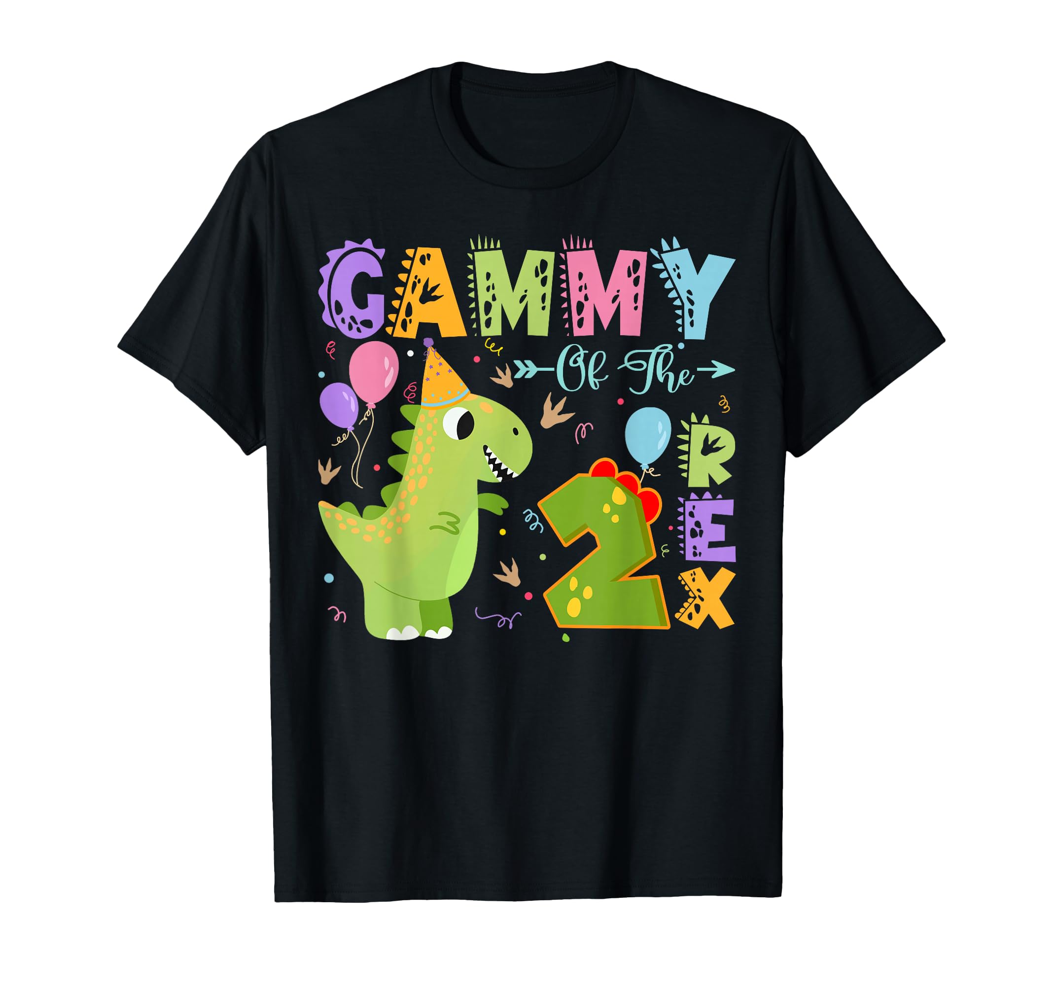 Gammy Two Rex 2Nd Birthday Dinosaur T-Shirt - Trendy Graphic for Adults - T-Shirt, Sweatshirt, Hoodie