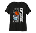 Mens Dad Ballers Funny Usa Flag Volleyball T-Shirt - Unique Graphic Unisex - T-Shirt, Sweatshirt, Hoodie