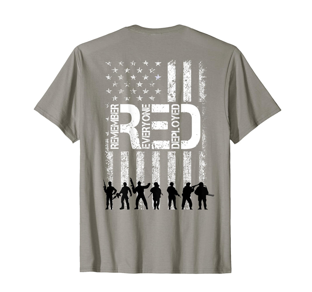 Fridays We Wear Red Military Veteran T-Shirt - Custom Art Print for Adults - T-Shirt, Sweatshirt, Hoodie