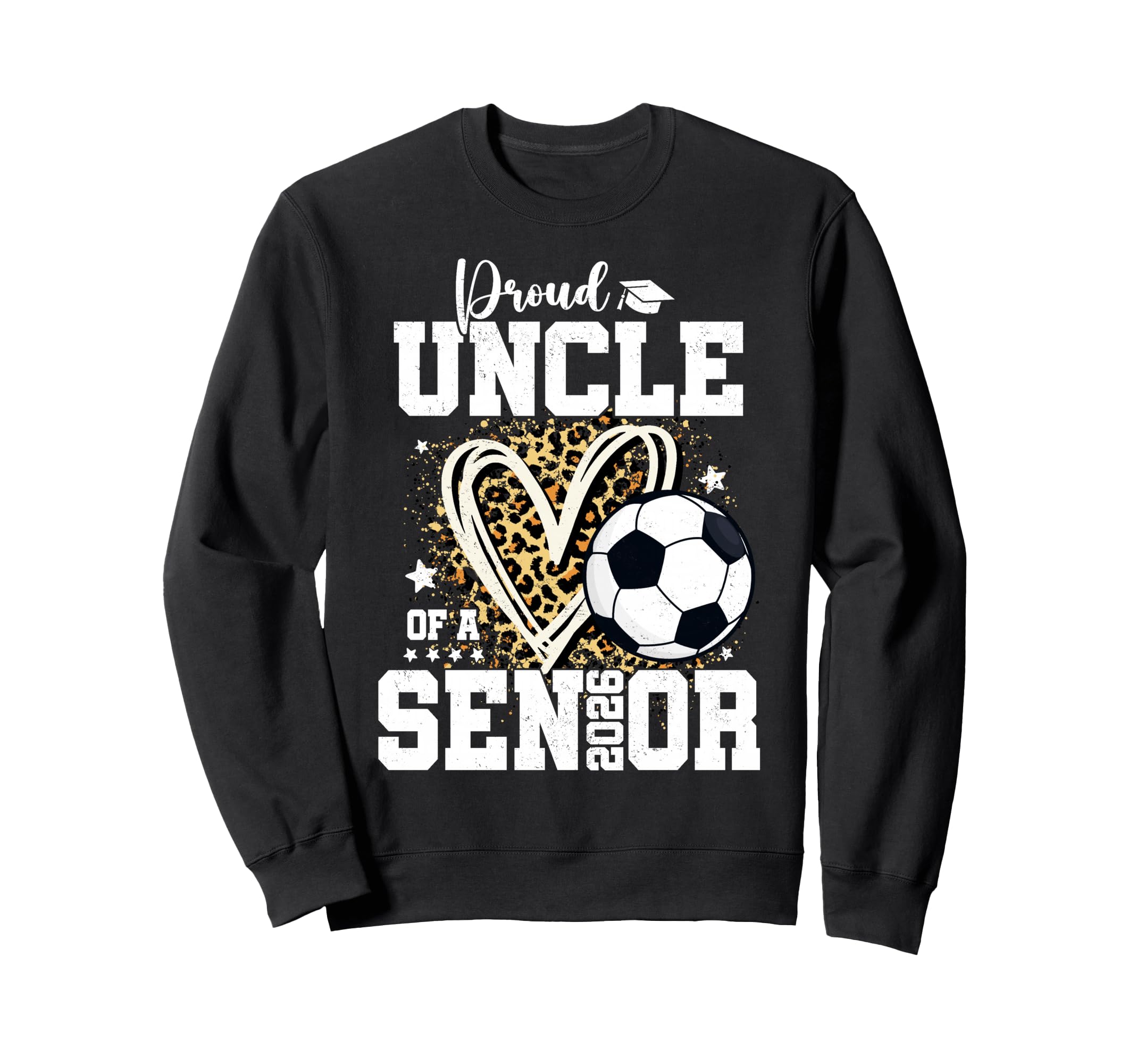 Proud Uncle 2026 Senior Soccer Sweatshirt - Novelty Apparel for Adults - T-Shirt, Sweatshirt, Hoodie