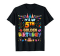 Its My 5Th Golden Birthday 5 Years Old T-Shirt - Minimalist Print Unisex - T-Shirt, Sweatshirt, Hoodie