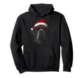Great Dane Santa Hat Funny Dog Mom Dad Hoodie - Casual Everyday Wear Unisex - T-Shirt, Sweatshirt, Hoodie