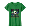 She Owns Sidelines Soccer Mom T-Shirt - Graphic Print Unisex - T-Shirt, Sweatshirt, Hoodie