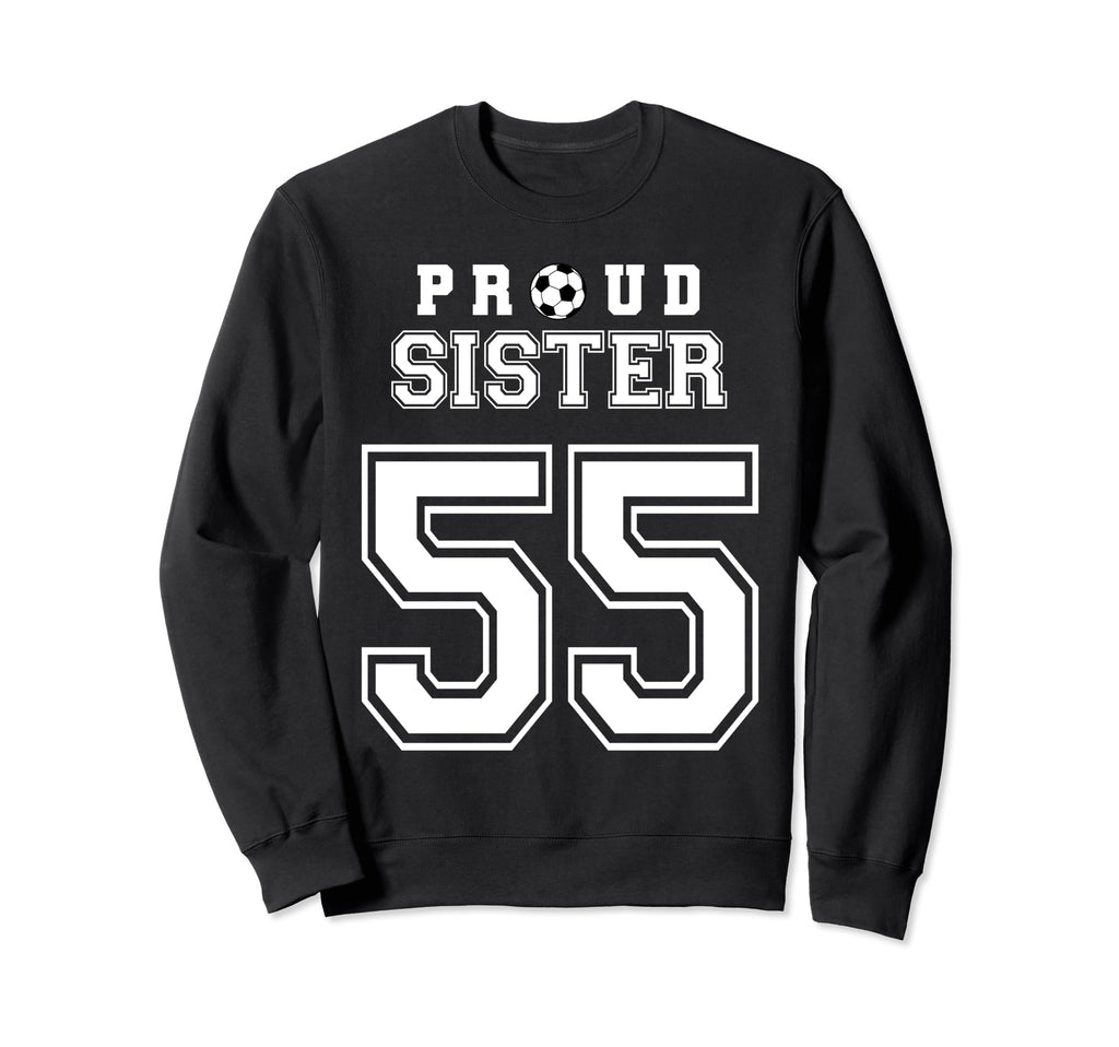 Number 55 Custom Proud Soccer Futbol Sweatshirt - Graphic Print Men Women - T-Shirt, Sweatshirt, Hoodie