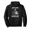 Just Dad Who Always Came Back Milk Hoodie - Minimalist Print Men Women - T-Shirt, Sweatshirt, Hoodie