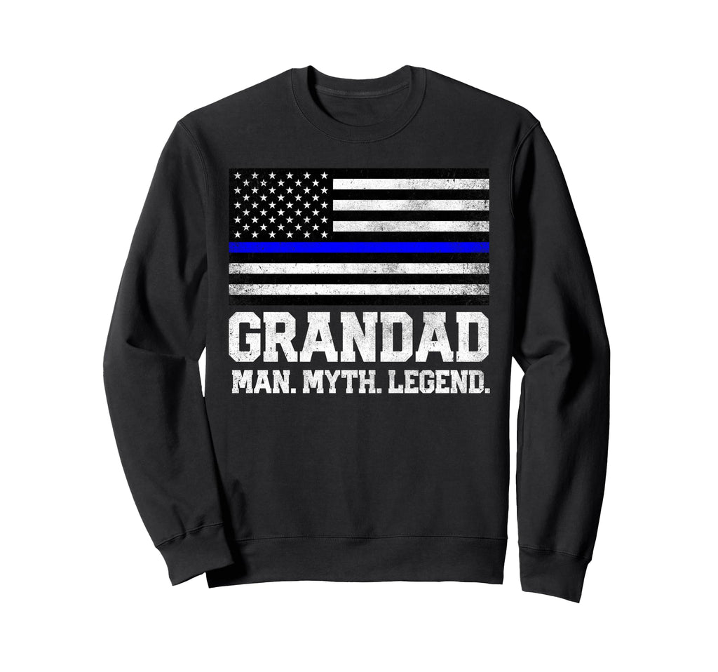 Grandad Myth Legend 4Th July Sweatshirt - Casual Everyday Wear Unisex - T-Shirt, Sweatshirt, Hoodie