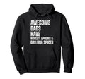 Awesome Dads Have Novelty Aprons Hoodie - Minimalist Print for Adults - T-Shirt, Sweatshirt, Hoodie