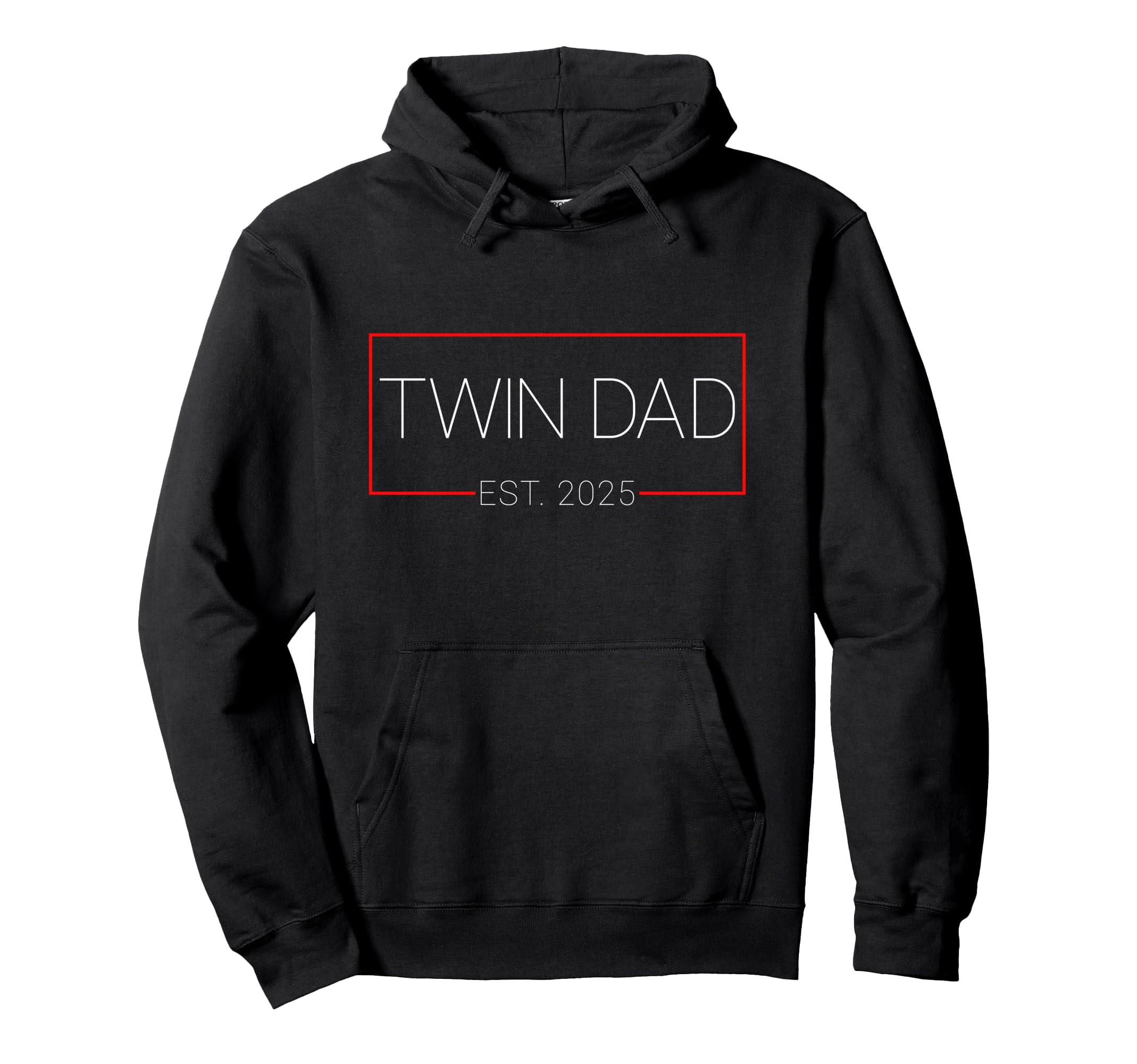 Twin Dad Est 2025 New Father Daddy Hoodie - Trendy Graphic Unisex - T-Shirt, Sweatshirt, Hoodie