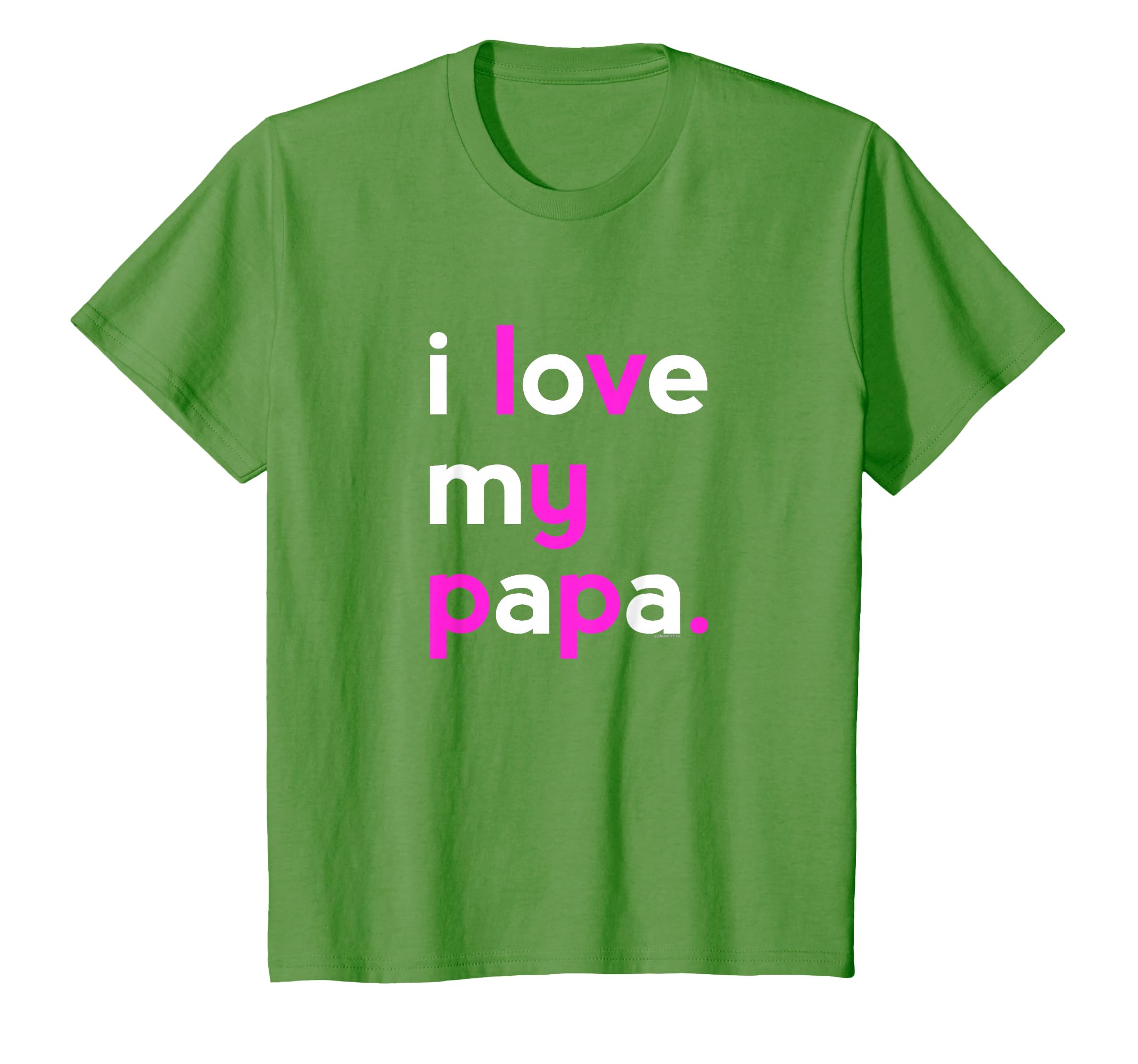 I Love My Papa Dad Grandpa Fathers T-Shirt - Custom Art Print for Adults - T-Shirt, Sweatshirt, Hoodie