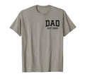 Dad Est 2020 Custom Dad Personalized T-Shirt - Custom Art Print Men Women - T-Shirt, Sweatshirt, Hoodie