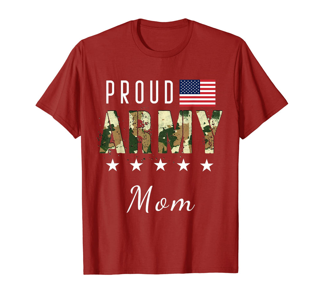 Proud Military Camouflage Proud Army T-Shirt - Minimalist Print for Adults - T-Shirt, Sweatshirt, Hoodie