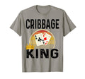 Funny Cribbage King Card Game Winner T-Shirt - Unique Graphic Men Women - T-Shirt, Sweatshirt, Hoodie