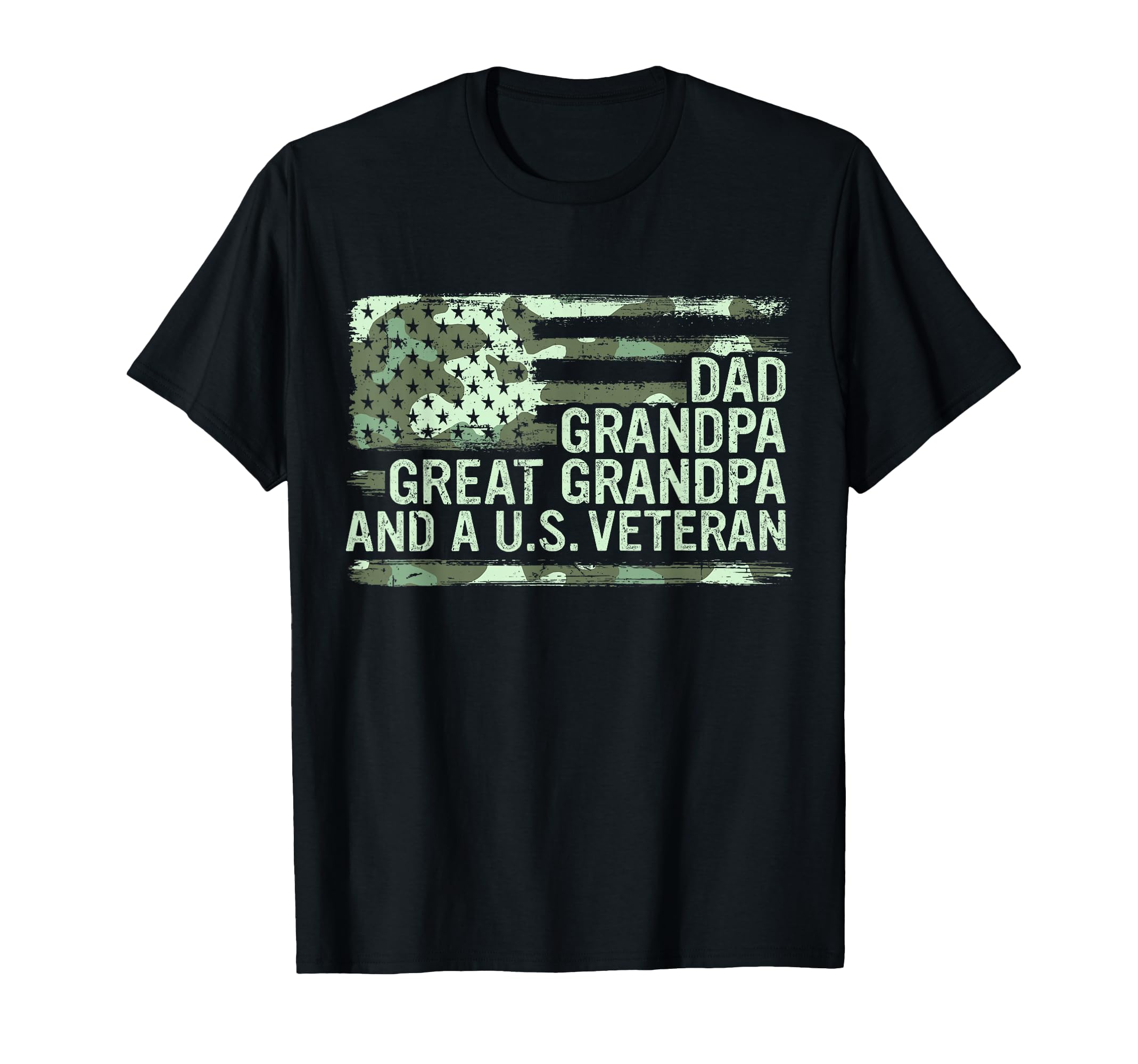 Dad Grandpa Great Grandpa Veteran T-Shirt - Aesthetic Graphic for Adults - T-Shirt, Sweatshirt, Hoodie