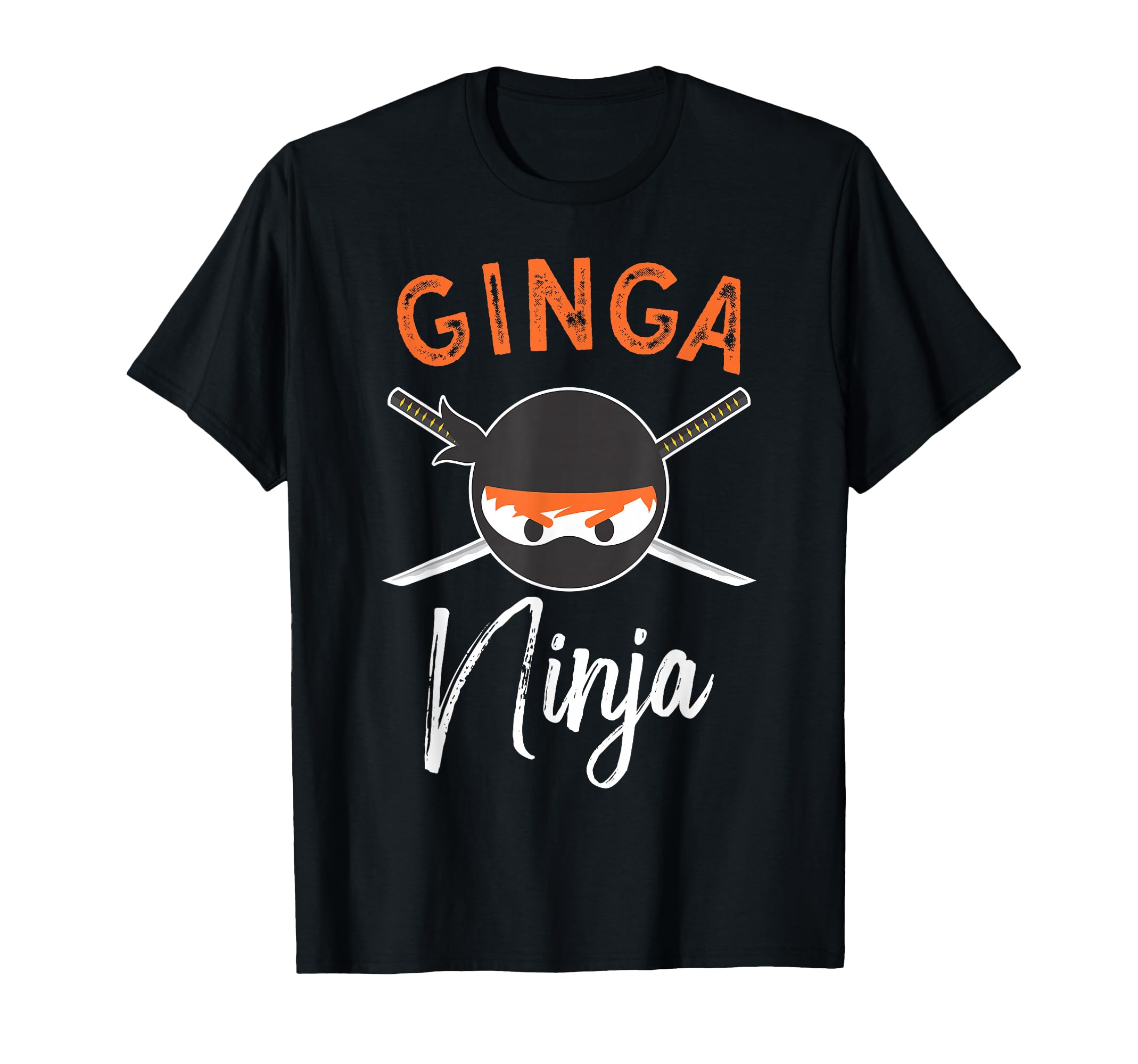 Ginga Ninja Funny Red Hair Ninja Lover T-Shirt - Fun Novelty Design Unisex - T-Shirt, Sweatshirt, Hoodie