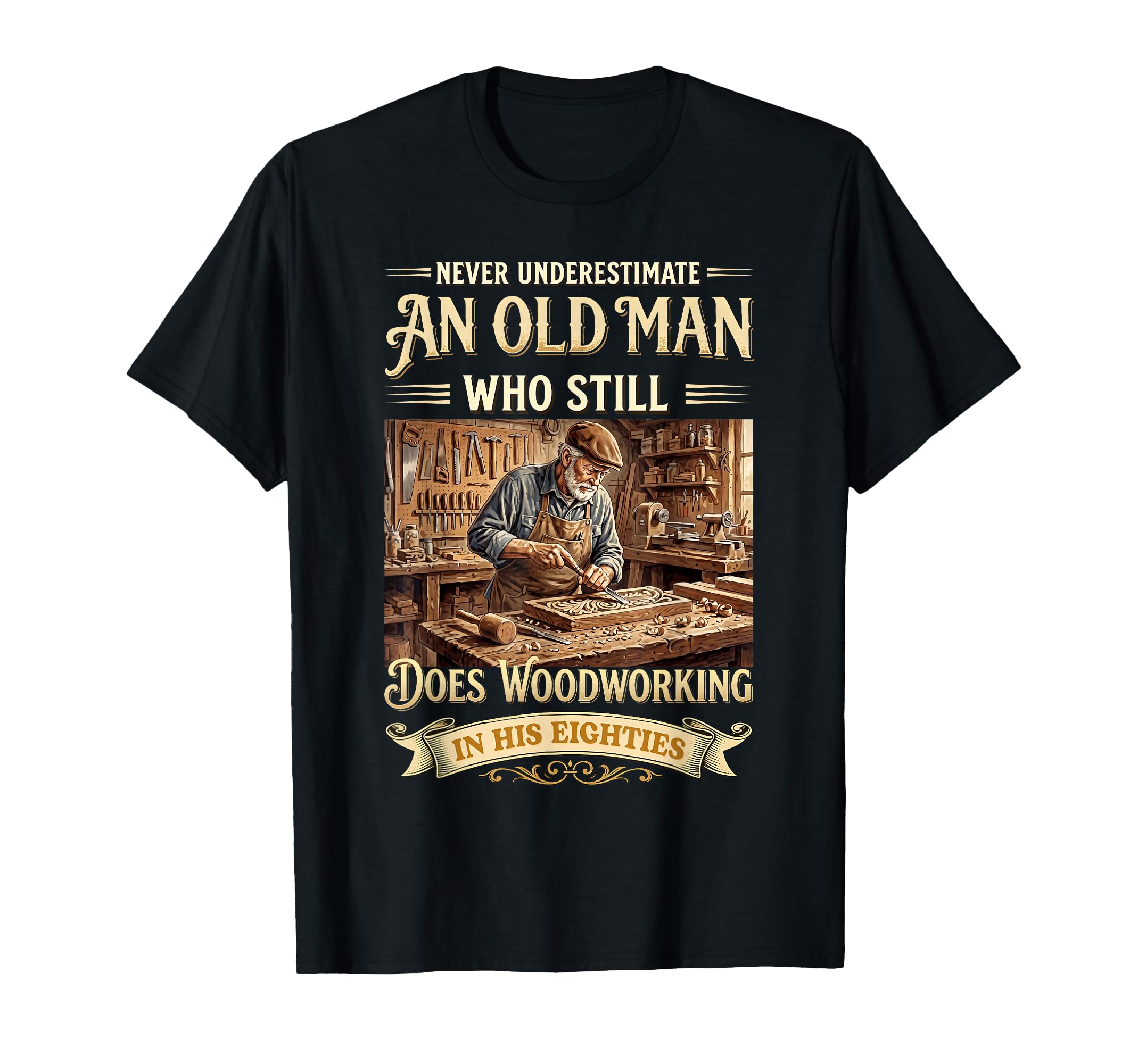 Never Underestimate Old Who T-Shirt - Casual Everyday Wear for Adults - T-Shirt, Sweatshirt, Hoodie