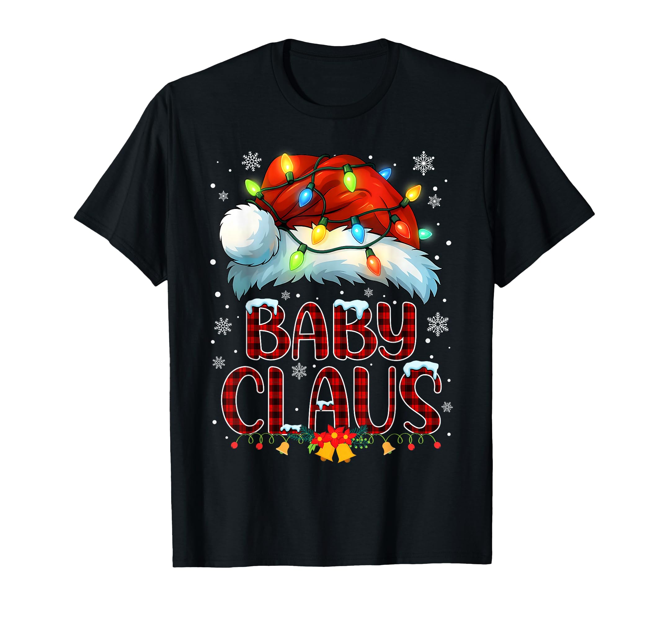 Hat Lights Pajama Claus Family Matching T-Shirt - Custom Art Print Unisex - T-Shirt, Sweatshirt, Hoodie