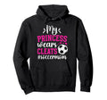 My Princess Wears Cleats Soccer Mom Hoodie - Minimalist Print Unisex - T-Shirt, Sweatshirt, Hoodie