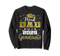 Super Proud Dad 2025 Graduate Senior Sweatshirt - Graphic Print Unisex - T-Shirt, Sweatshirt, Hoodie