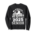 Proud Brother 2025 Senior Sweatshirt - Minimalist Print for Adults - T-Shirt, Sweatshirt, Hoodie