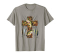 Camo Cross Fishing Christian Fishers Bible T-Shirt - Graphic Print Unisex - T-Shirt, Sweatshirt, Hoodie