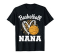 Basketball Nana Leopard Heart T-Shirt - Custom Art Print for Adults - T-Shirt, Sweatshirt, Hoodie