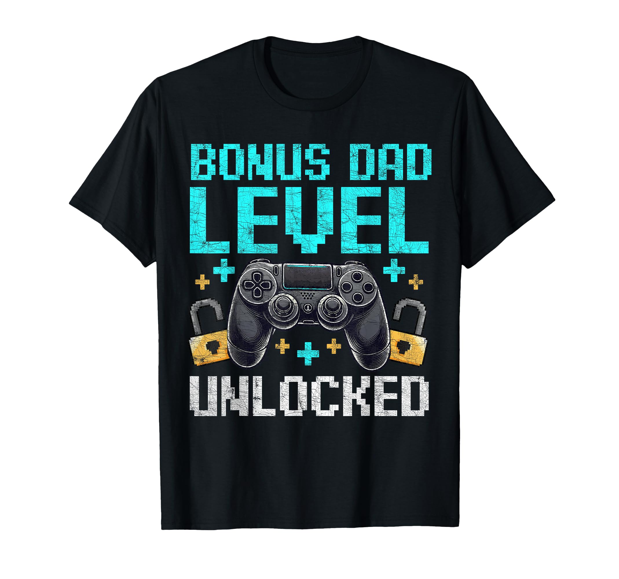 Gamer Stepdad Fathers Day Bonus Dad T-Shirt - Casual Everyday Wear Unisex - T-Shirt, Sweatshirt, Hoodie