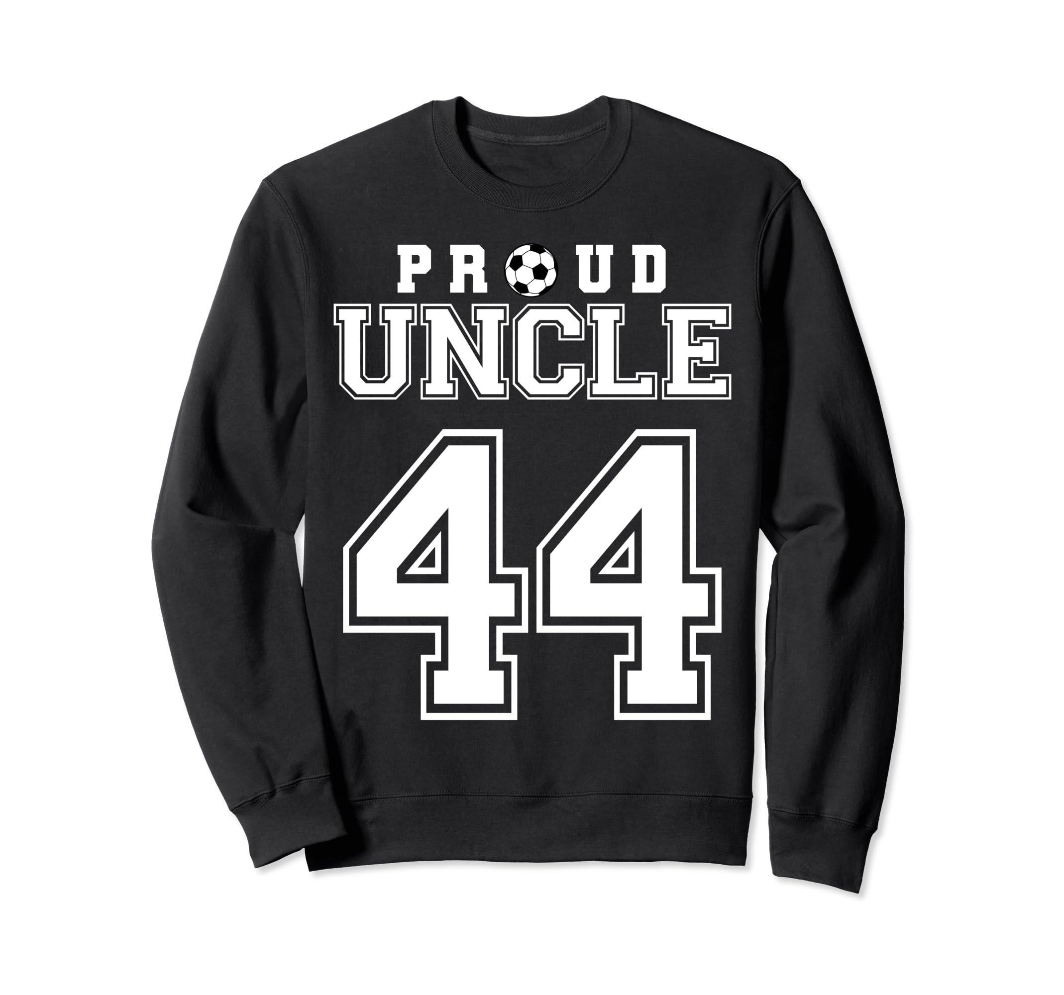 Number 44 Custom Proud Soccer Futbol Sweatshirt - Novelty Apparel Unisex - T-Shirt, Sweatshirt, Hoodie