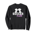 Soccer Aunt Proud Aunt Soccer Player Sweatshirt - Minimalist Print Unisex - T-Shirt, Sweatshirt, Hoodie