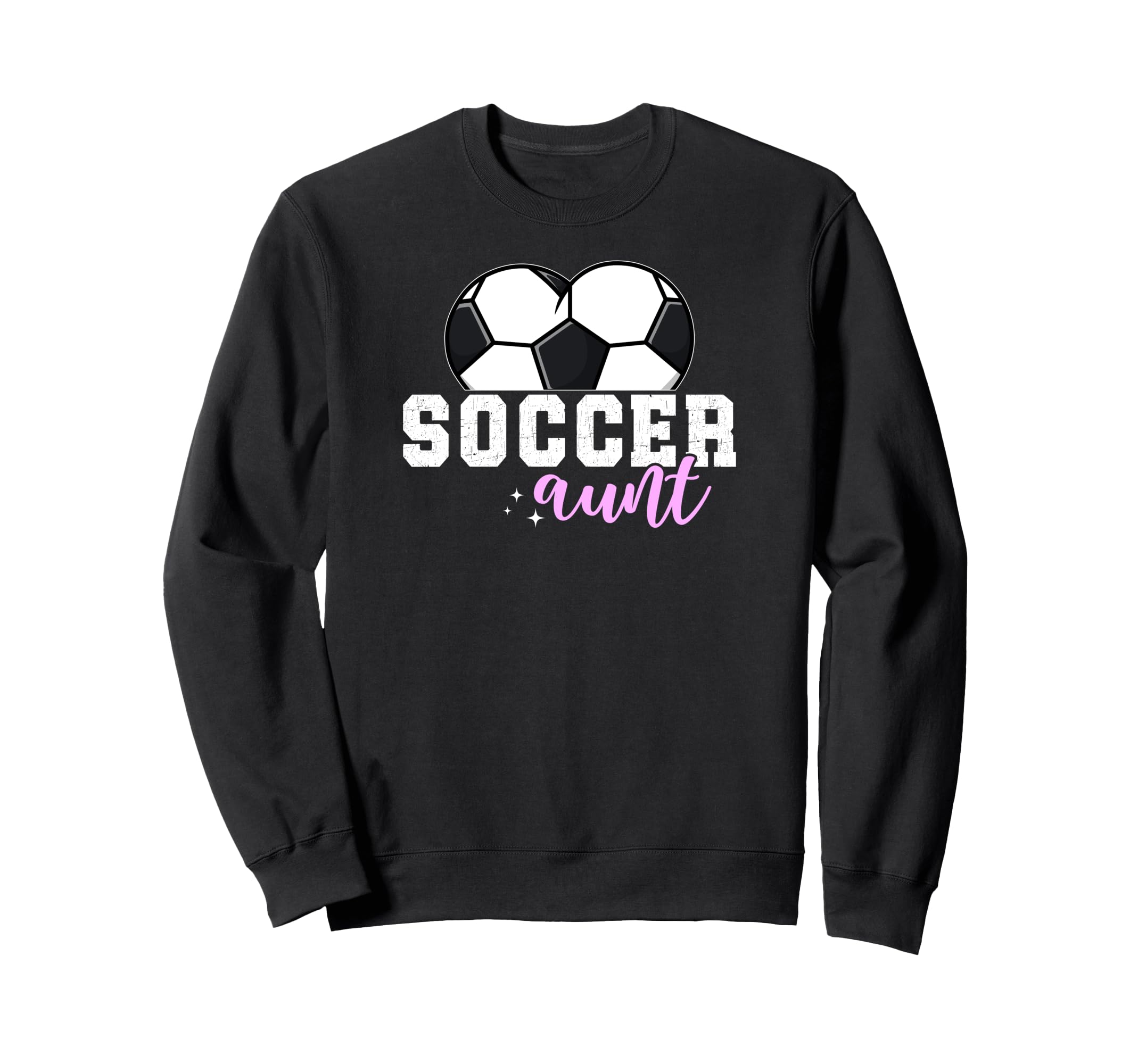 Soccer Aunt Proud Aunt Soccer Player Sweatshirt - Minimalist Print Unisex - T-Shirt, Sweatshirt, Hoodie