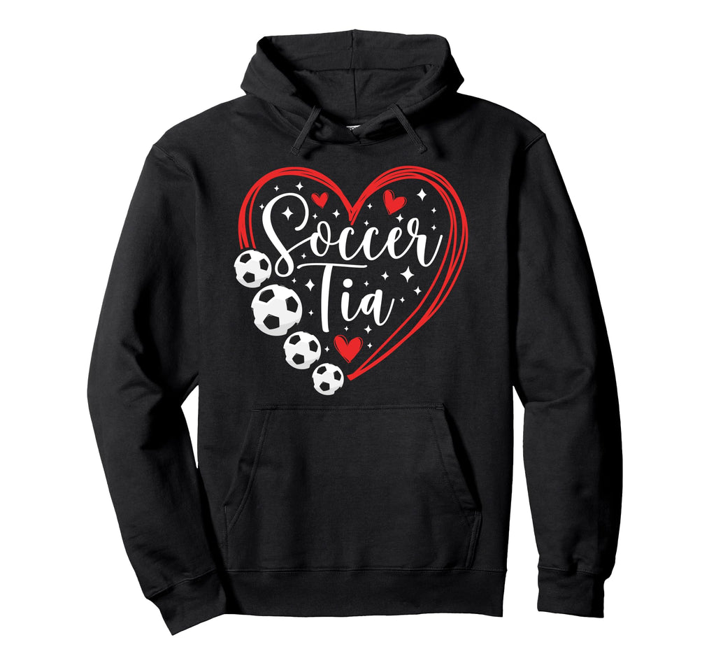 Soccer Tia Heart Tia Soccer Player Tia Hoodie - Graphic Print Men Women - T-Shirt, Sweatshirt, Hoodie