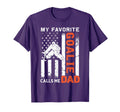 My Favorite Goalie Calls Me Dad Usa Flag T-Shirt - Trendy Graphic Unisex - T-Shirt, Sweatshirt, Hoodie