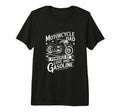 Motorcycle Dad Powered Love And T-Shirt - Casual Everyday Wear Unisex - T-Shirt, Sweatshirt, Hoodie