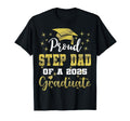 Super Proud Step Dad 2025 Graduate T-Shirt - Novelty Apparel for Adults - T-Shirt, Sweatshirt, Hoodie
