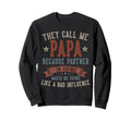 Fathers Day Papa They Call Me Papa Sweatshirt - Graphic Print for Adults - T-Shirt, Sweatshirt, Hoodie