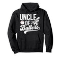 Uncle Ballers Soccer Baseball Uncle Hoodie - Trendy Graphic Men Women - T-Shirt, Sweatshirt, Hoodie