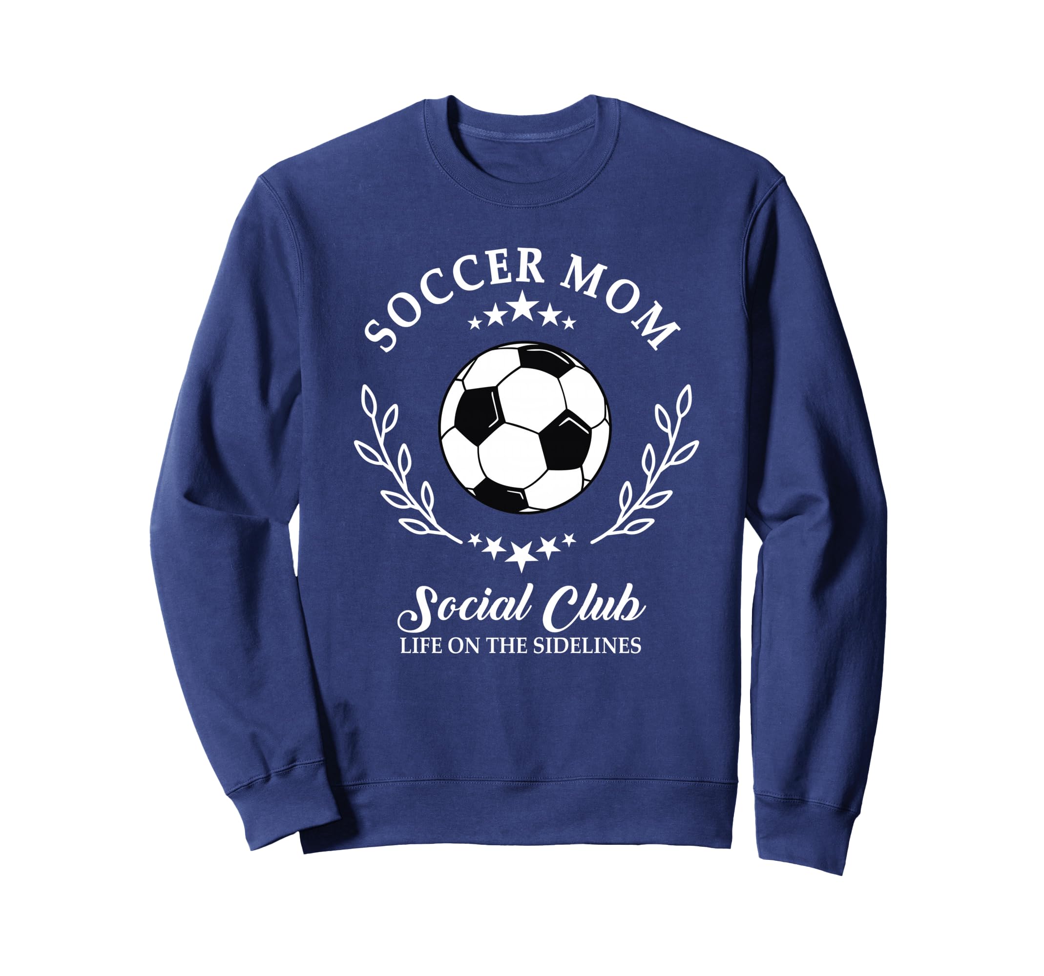 Sideline Social Club Soccer Mom Game Sweatshirt - Unique Graphic Unisex - T-Shirt, Sweatshirt, Hoodie