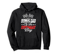 Race Car Bonus Dad Birthday Racing Hoodie - Aesthetic Graphic for Adults - T-Shirt, Sweatshirt, Hoodie