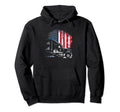 Funny Trucker American Big Rigs Diesel Hoodie - Custom Art Print Men Women - T-Shirt, Sweatshirt, Hoodie