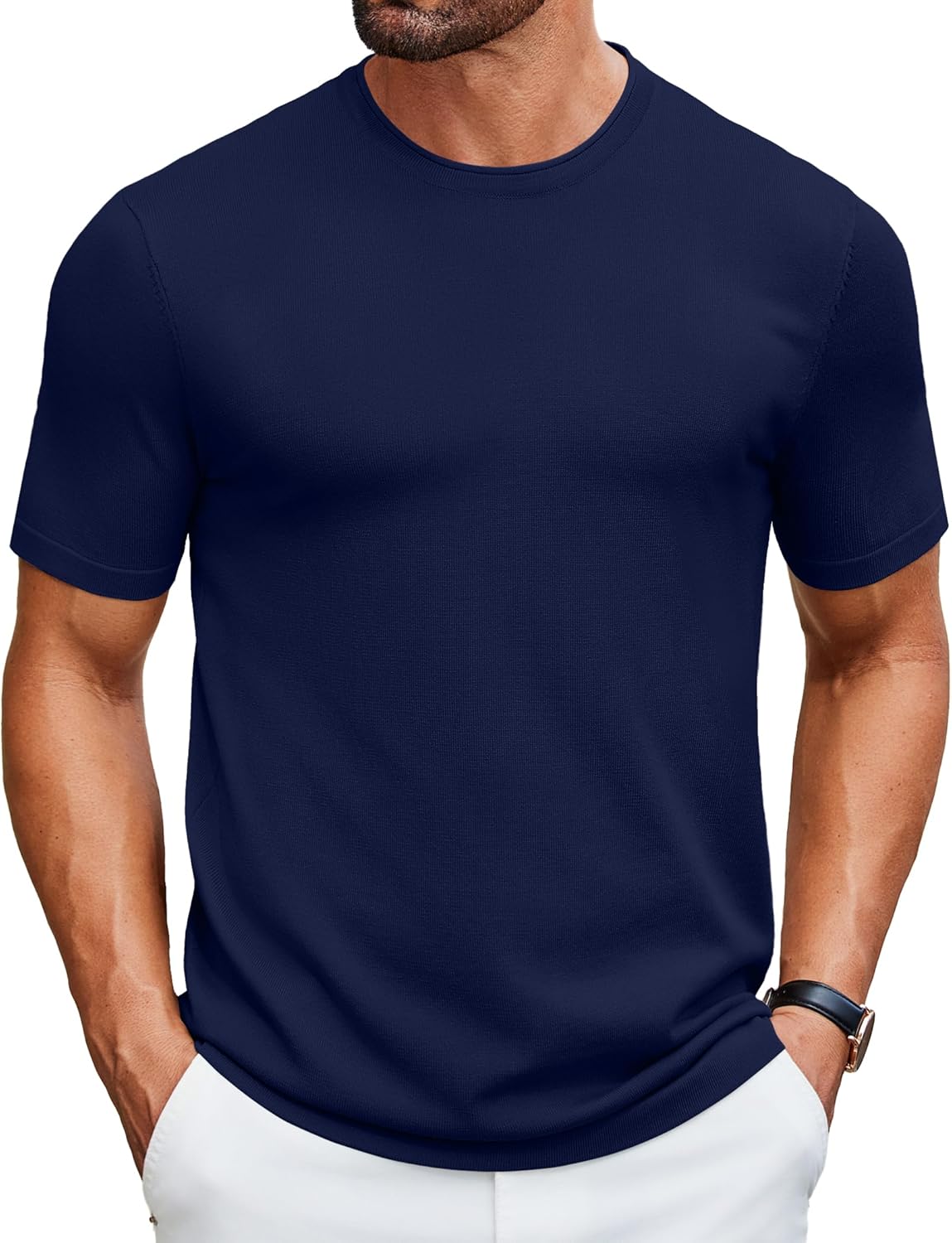 Mens Knit Casual Crewneck Short Sleeve Summer Tops - Adult & Kids T-Shirts, Sweatshirts & Hoodies apparel design preview 1