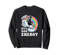 Funny Dad Energy Unicorn Grim Reaper Sweatshirt - Streetwear Style Unisex - T-Shirt, Sweatshirt, Hoodie