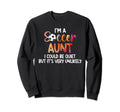 Im Soccer Aunt Soccer Player Aunt Sweatshirt - Minimalist Print Men Women - T-Shirt, Sweatshirt, Hoodie