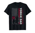 Yorkie Dog Us American Flag Yorkie Dad T-Shirt - Unique Graphic for Adults - T-Shirt, Sweatshirt, Hoodie