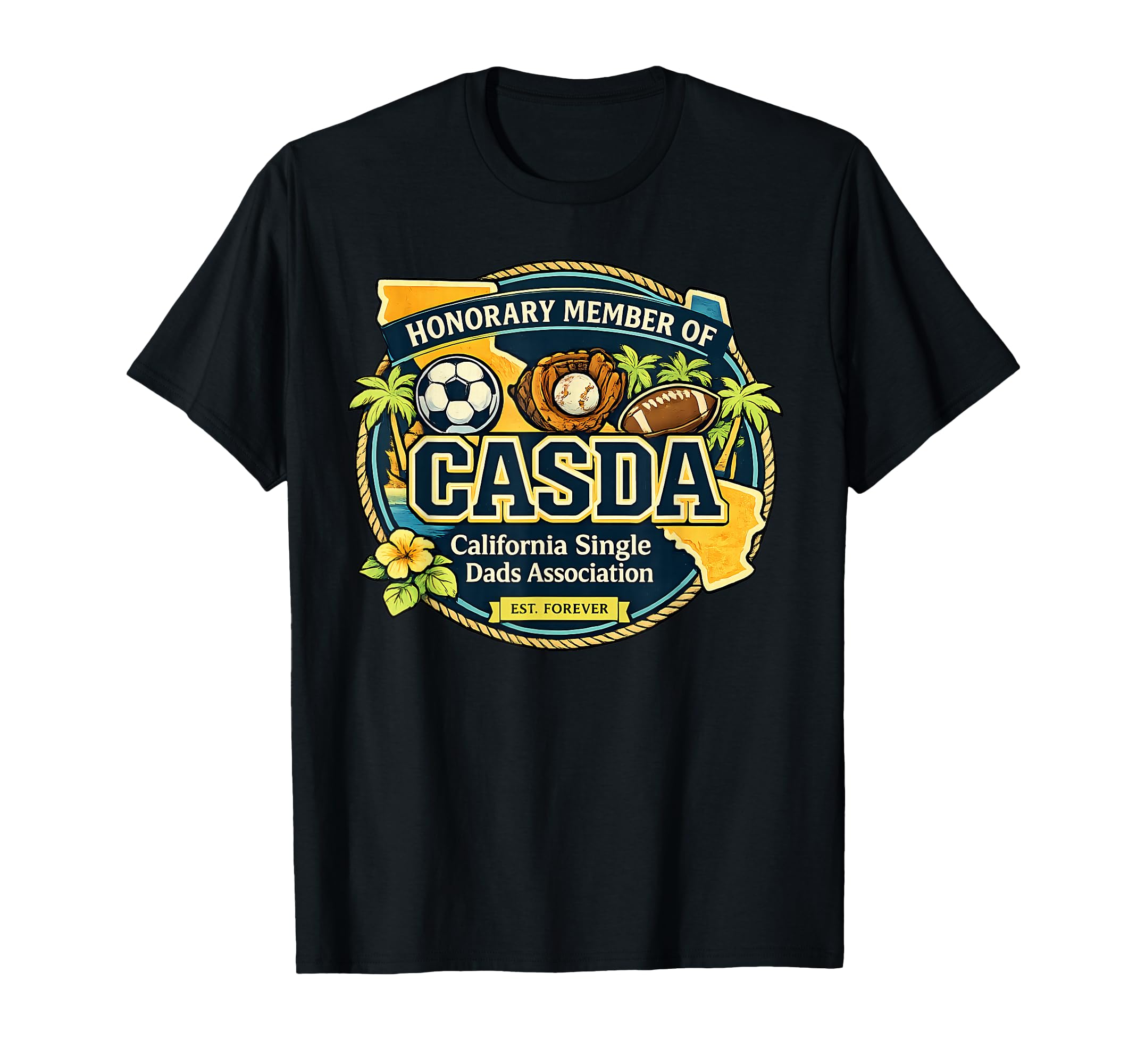 Honorary Member Casda California T-Shirt - Unique Graphic for Adults - T-Shirt, Sweatshirt, Hoodie