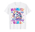 Mommy Birthday Unicorn Flower T-Shirt - Casual Everyday Wear for Adults - T-Shirt, Sweatshirt, Hoodie