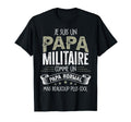 Dad Military Humour Personalised Gift T-Shirt - Casual Everyday Wear Unisex - T-Shirt, Sweatshirt, Hoodie
