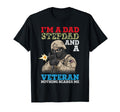 Im Dad Stepdad And Veteran Nothing T-Shirt - Custom Art Print Men Women - T-Shirt, Sweatshirt, Hoodie