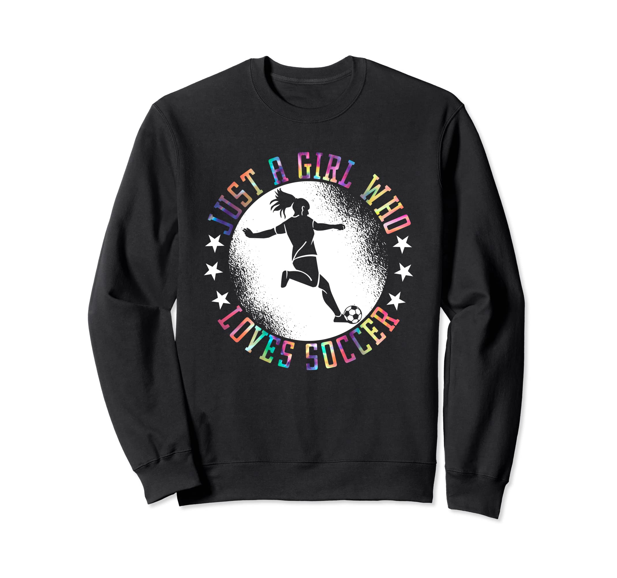 Just Who Loves Soccer Soccer Sweatshirt - Casual Everyday Wear Men Women - T-Shirt, Sweatshirt, Hoodie